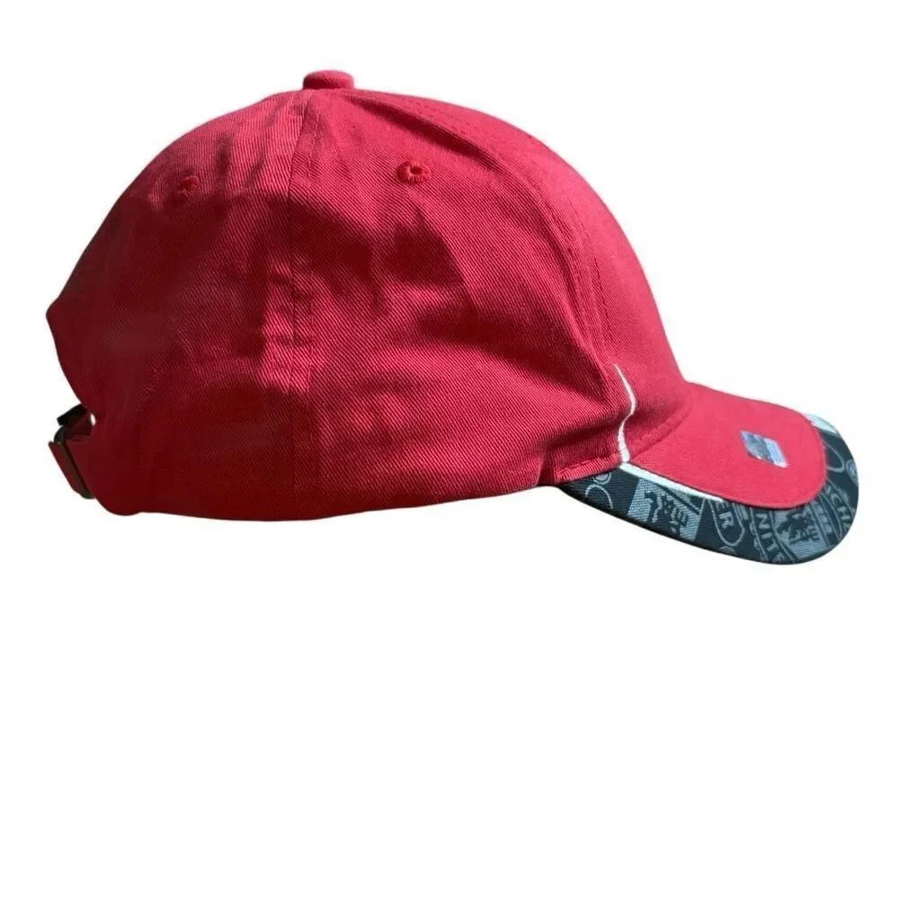 Manchester United Adjustable Red Hat Soccer Futbol *New*